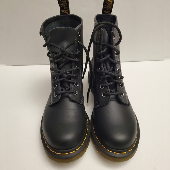 - New Dr. Martens 1460 Black Combat Boots 5 - Picture 2 of 7